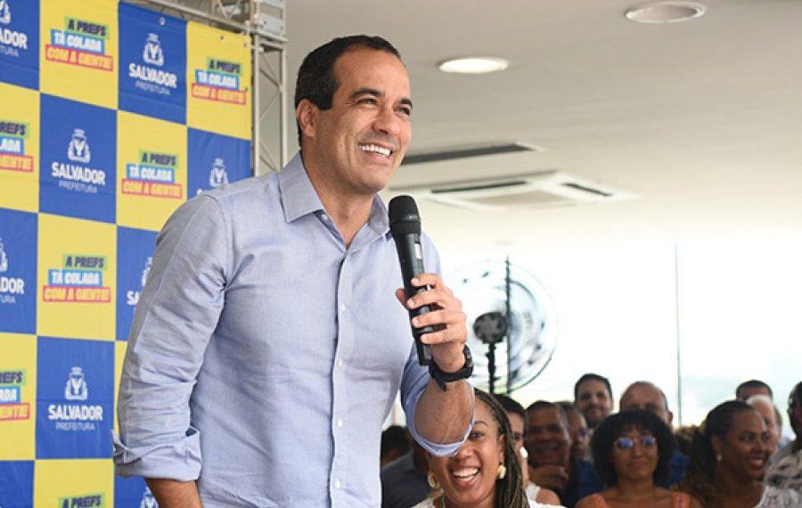 Bruno Reis comenta pesquisa em que aparece como o prefeito mais bem avaliado entre as maiores capitais