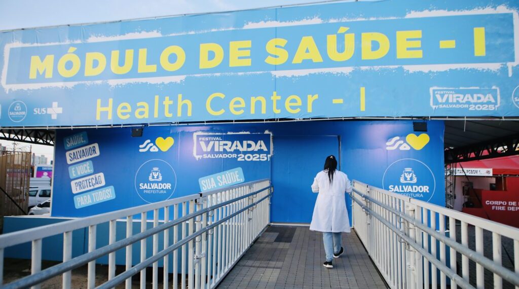 Festival Virada Salvador 2025: Saúde registra 561 atendimentos e reduz demandas em 6,5%