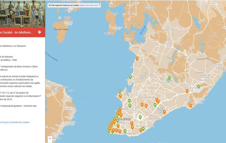 Mapa interativo promove acesso virtual a bens tombados de Salvador
