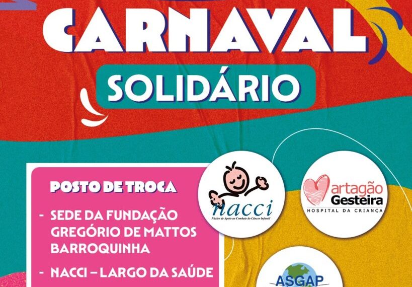FGM e Bloco Cultural realizam Carnaval Solidário com troca de abadás por alimentos
