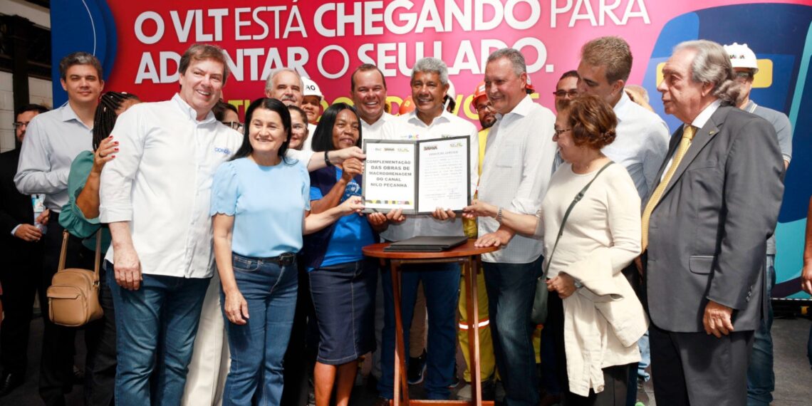 Jerônimo e Rui liberam obras na Baixa do Fiscal