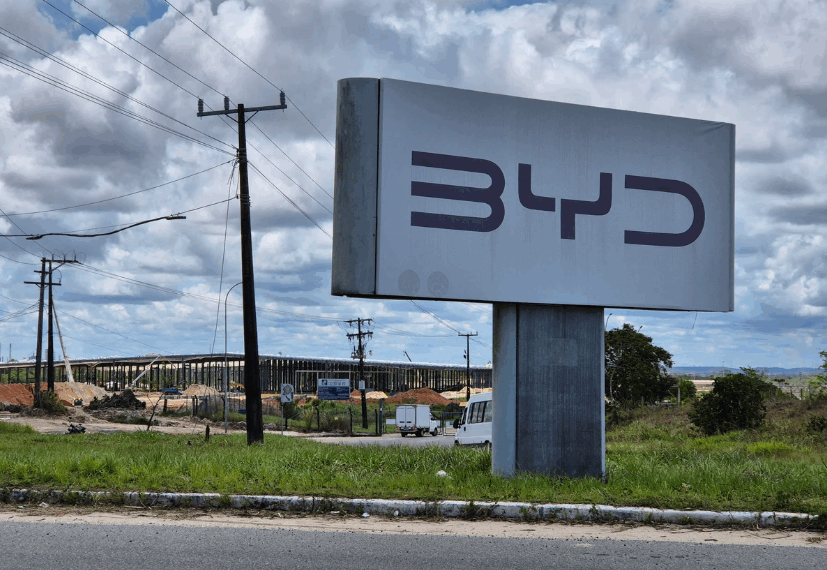 Vagas abertas na fábrica da BYD em Camaçari