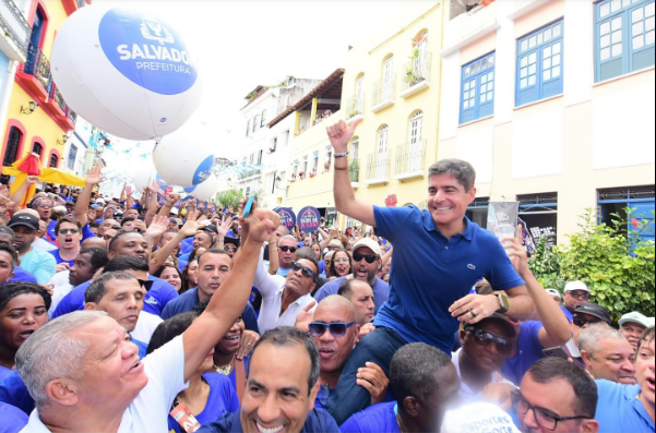 Quaest: ACM Neto aparece com 41%, Jerônimo com 34%