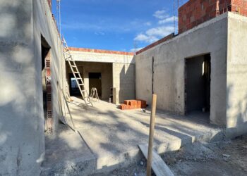 Obra de UBS no Bairro São Jorge avança em Senhor do Bonfim