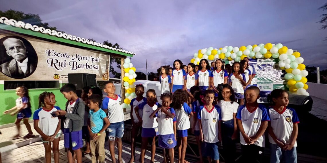 Capim Grosso inaugura escola quilombola e amplia ensino integral