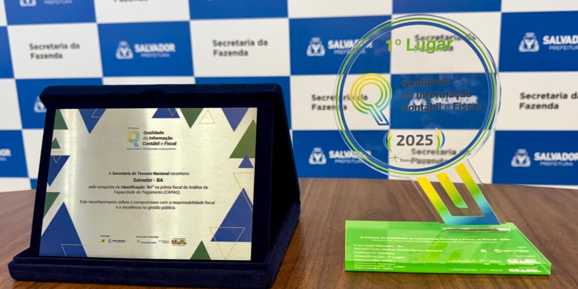 Salvador é premiada como capital com melhor gestão financeira