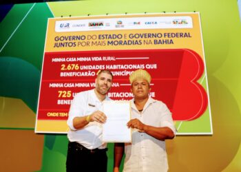 2,6 mil famílias do campo na Bahia terão casas do MCMV Rural