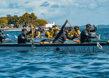 Praia de Inema recebe campeonato de Canoa Polinésia com 200 atletas