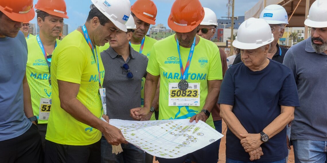 Prefeito Bruno Reis acompanha obras da Arena Multiuso na Boca do Rio