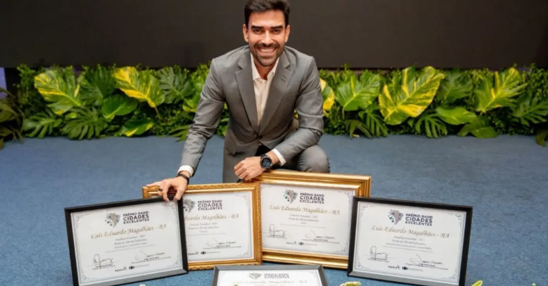 Prefeito Junior Marabá foi vencedor de prêmios ‘Band Cidades Excelentes’ 2025