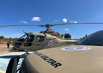 Grupamento Aéreo da PM atua em cerco a facção no Recôncavo Baiano