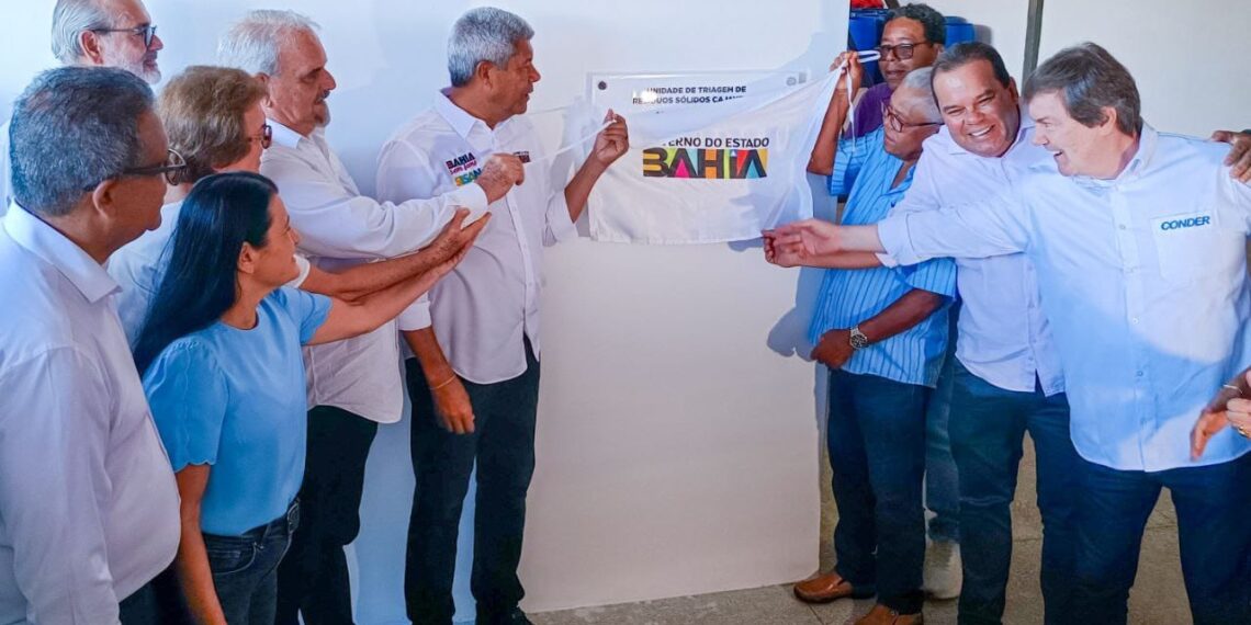 Geraldo Júnior afirma que novo galpão de triagem de resíduos sólidos valoriza trabalho dos catadores em Salvador
