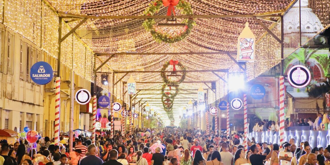 Natal no Centro Histórico terá esquema de segurança reforçado com reconhecimento facial, revistas e monitoramento integrado