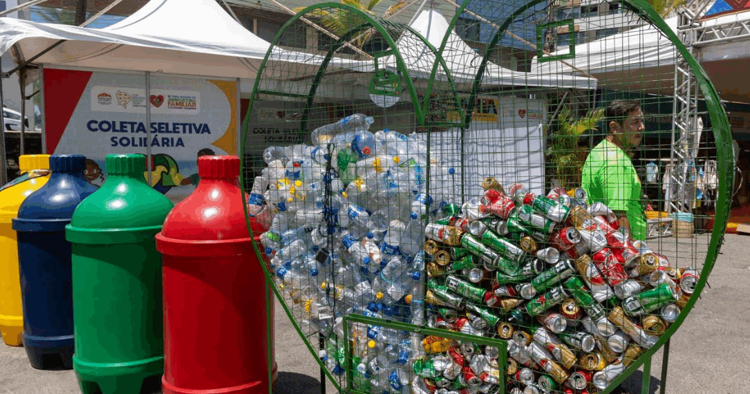 Feira da Agricultura Familiar adota coleta seletiva de orgânicos