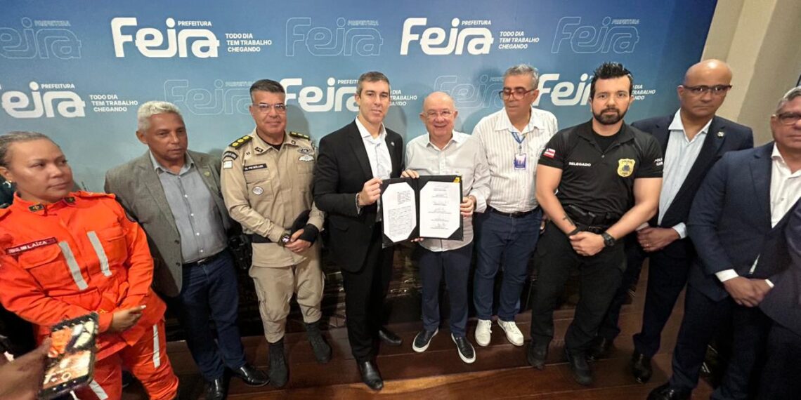 SSP e Prefeitura de Feira de Santana integram câmeras com Termo de Cooperação
