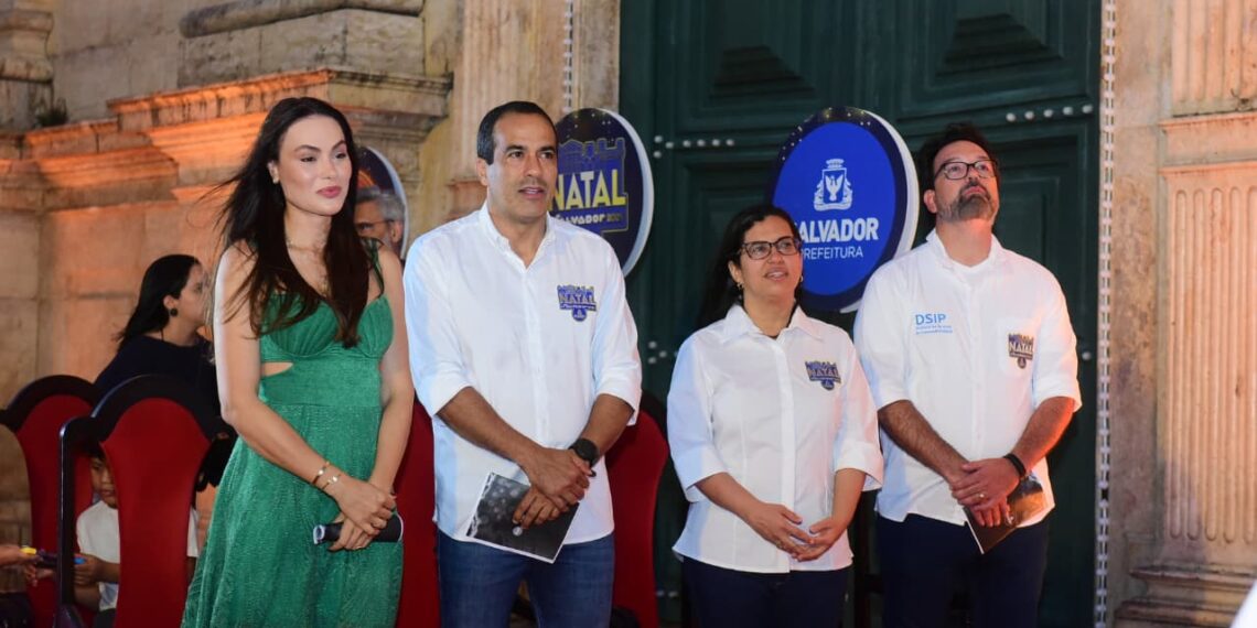 Com missa, Papai Noel, desfile e iluminação cênica, Prefeitura dá início aos festejos de Natal em Salvador