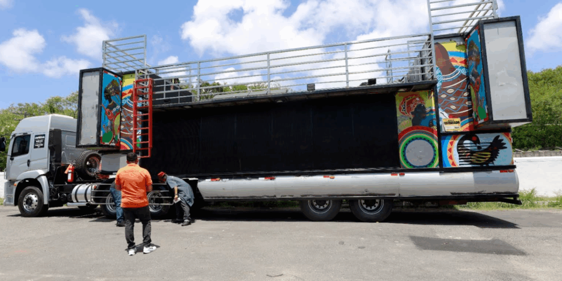 Detran inicia fiscalização de trios elétricos para o Carnaval 2026