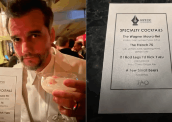 Wagner Moura vira nome de drink em premiação de cinema em Nova York