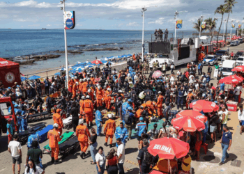 Emergência no Carnaval é testada em simulado com múltiplas vítimas