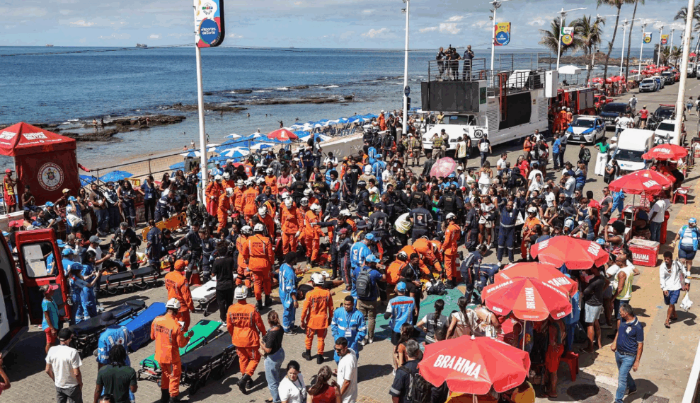 Emergência no Carnaval é testada em simulado com múltiplas vítimas