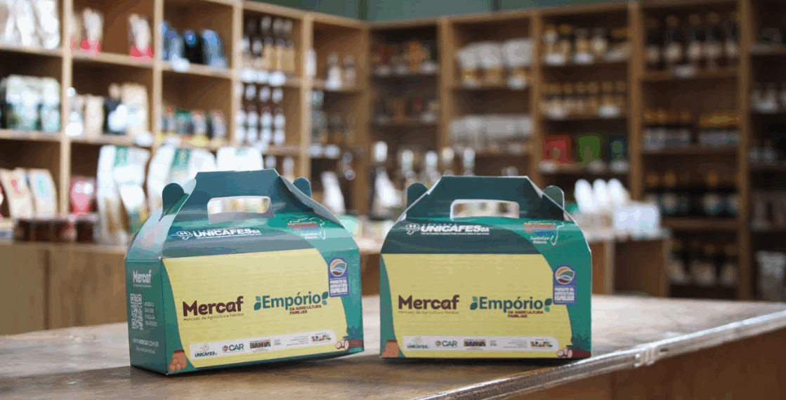 Recicladores recebem alimentos da agricultura familiar