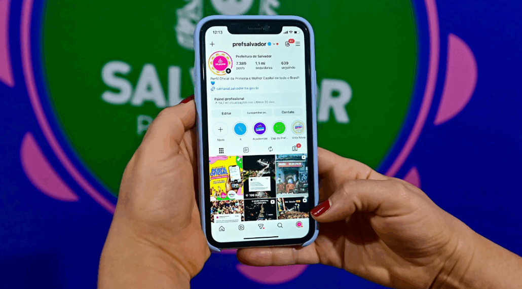 Prefeitura de Salvador é 1º lugar do Brasil em interações nas redes sociais durante o Carnaval