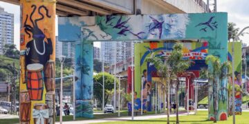 Prefeitura implanta circuito de arte pública “Pilares da Cidade” em revitalização da Avenida Bonocô