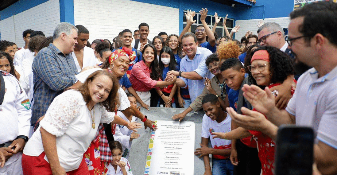 Rotary de Itapuã ganha nova vida com modernização e reforça educação integral em Salvador