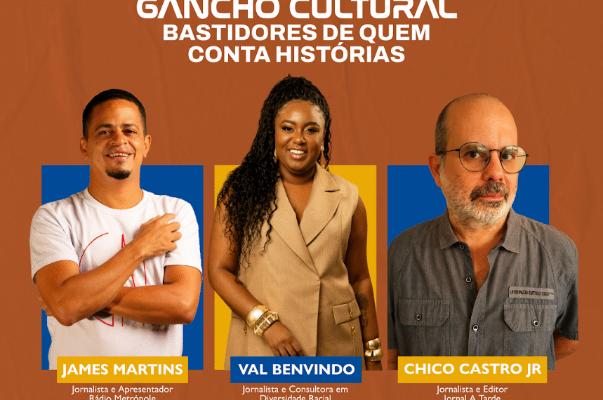 Iniciativa reúne Val Benvindo, James Martins e Chico Castro Jr. para debater desafios e caminhos da cobertura cultural