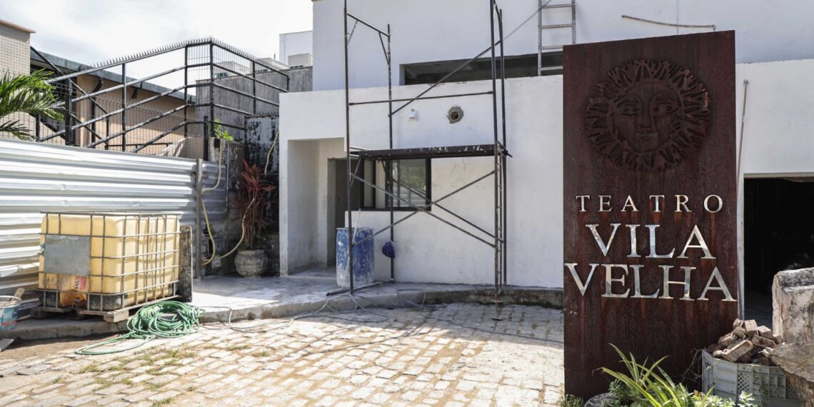 Com 82% das obras concluídas, Teatro Vila Velha será reinaugurado no segundo semestre