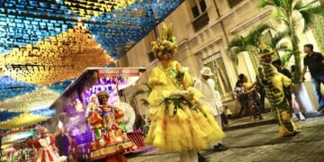 Arraiá da Prefs terá iluminação especial durante os festejos no Centro Histórico
