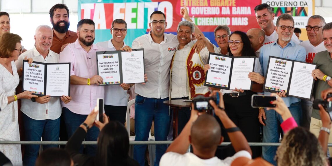 Mairi recebe recursos para obras, saúde, esporte e desenvolvimento rural