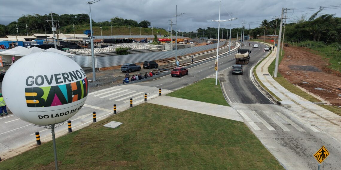 Duplicação da Estrada do Derba amplia mobilidade e integra Salvador ao futuro sistema do VLT