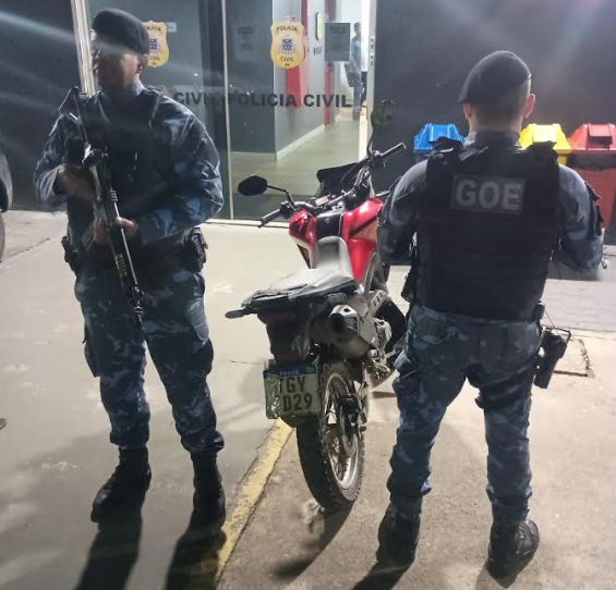 Guarda Civil apreende motocicleta adulterada após denúncias de roubos em Stella Maris