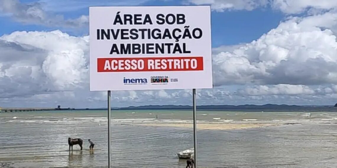 PF pede bloqueio de bens da Gerdau após contaminação em praia de São Tomé de Paripe