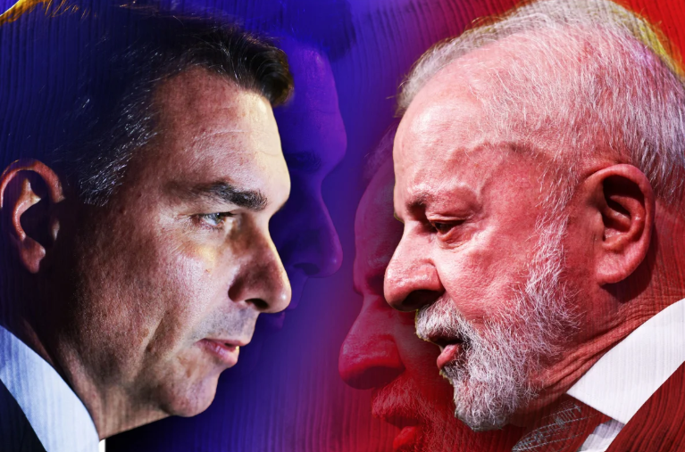 BTG/Nexus: Flávio Bolsonaro tem 50% de rejeição; 48% rejeitam Lula