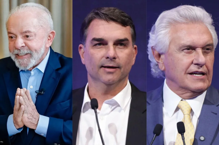 BTG/Nexus: Lula lidera 1º turno e empata com Flávio e Caiado no 2º