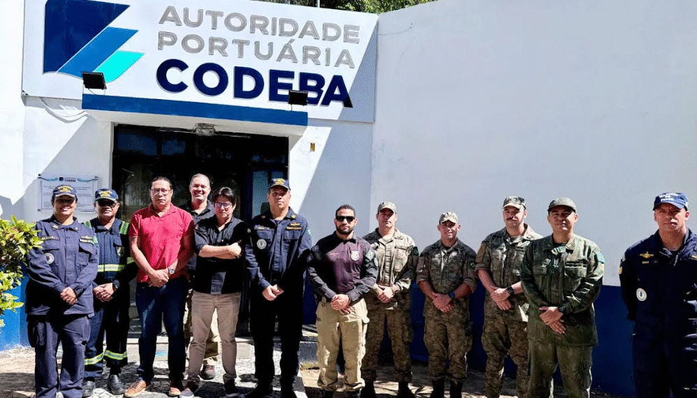 Exercício de defesa portuária é realizado no Porto de Ilhéus