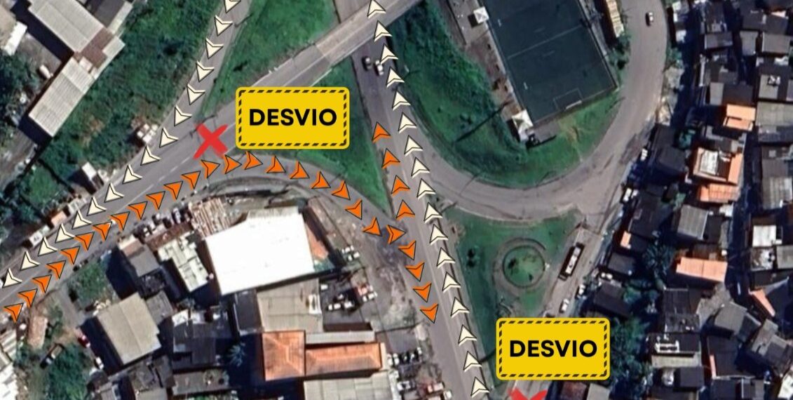 Viaduto de Paripe será fechado para obras do VLT em Salvador